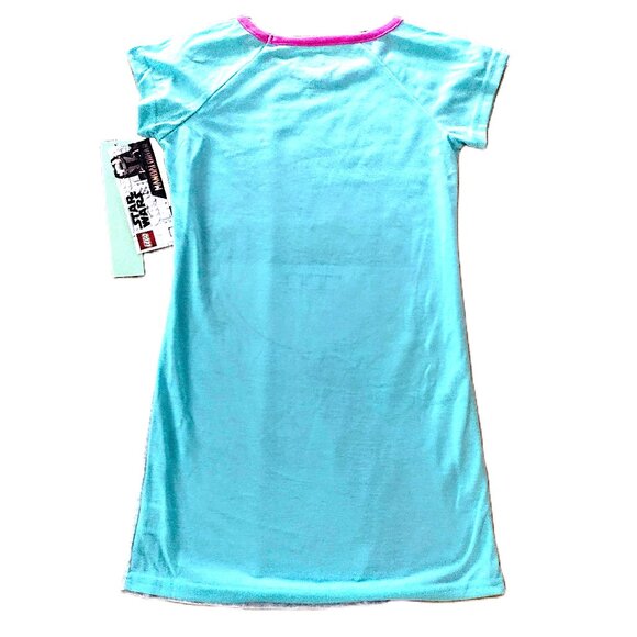 LEGO ~ Star Wars ~ Disney ~ Baby Yoda Nightgown ~ Sleep Shirt Girl's Sz 7-8 NWT - Picture 2 of 9